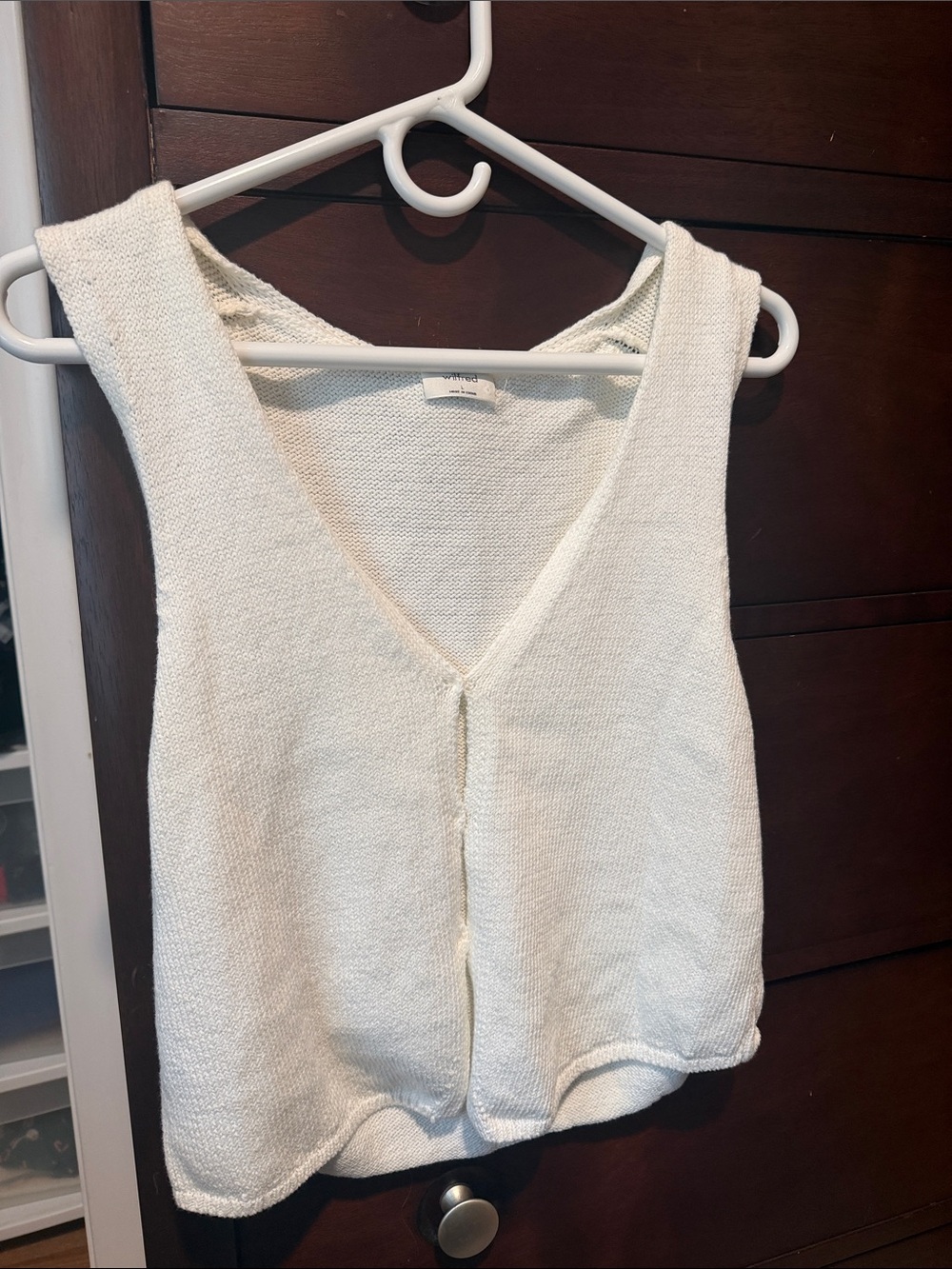 Aritzia Wilfred vest